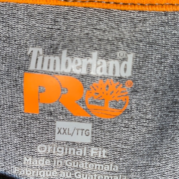Timberland Pro Gray Tee Shirt XXL - Picture 3 of 4